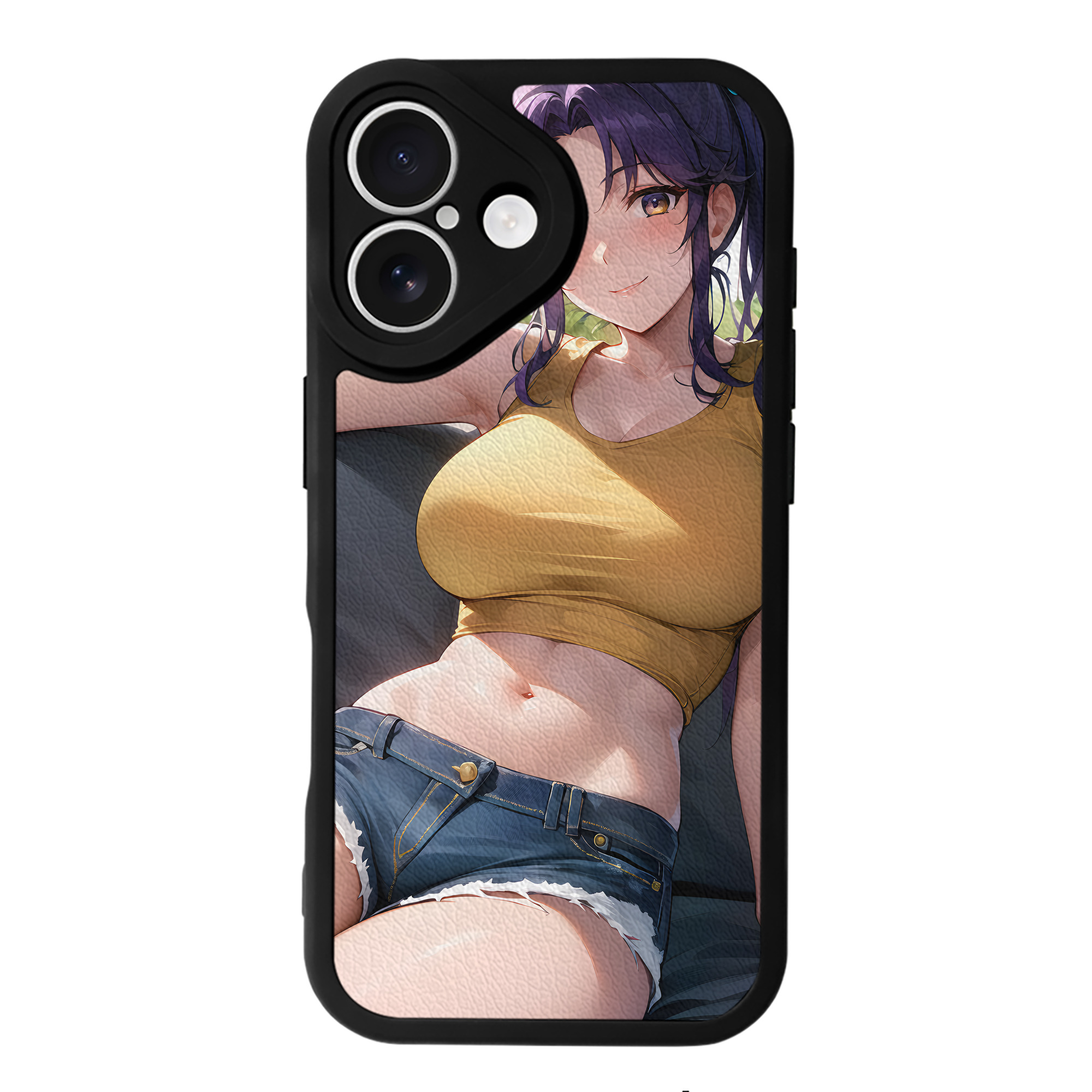 （画像用） EVA 新世紀エヴァンゲリオン 【iPhone 16シリーズ対応】シリコンスマホケース（レザー調） 材質：シリコン